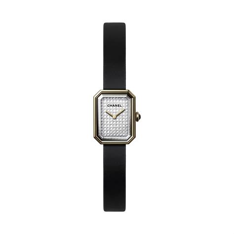 chanel orologio fiore|Chanel black ribbon watch.